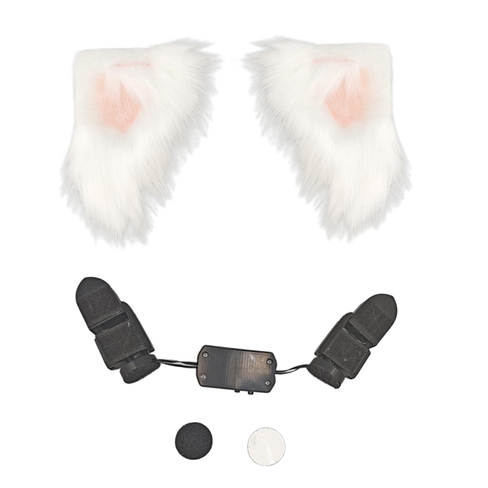 Diadema eléctrica de orejas de gato con gravedades, detección táctil, motorizada, distancia ajustable a la oreja, aro para cosplay, juego de rol, cosplay