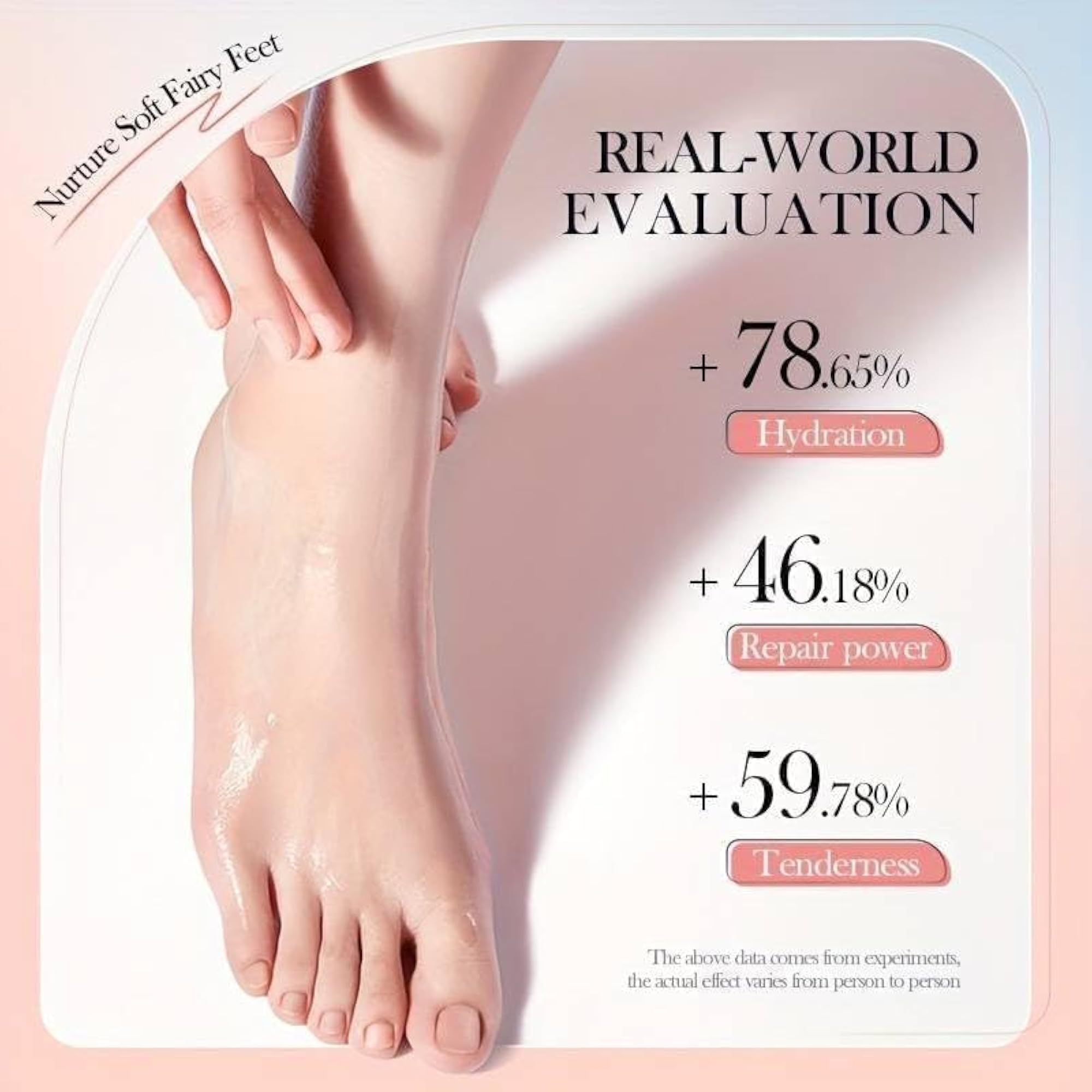 Natural Rose Foot Peeling Mask Booties for Dead Skin Removal