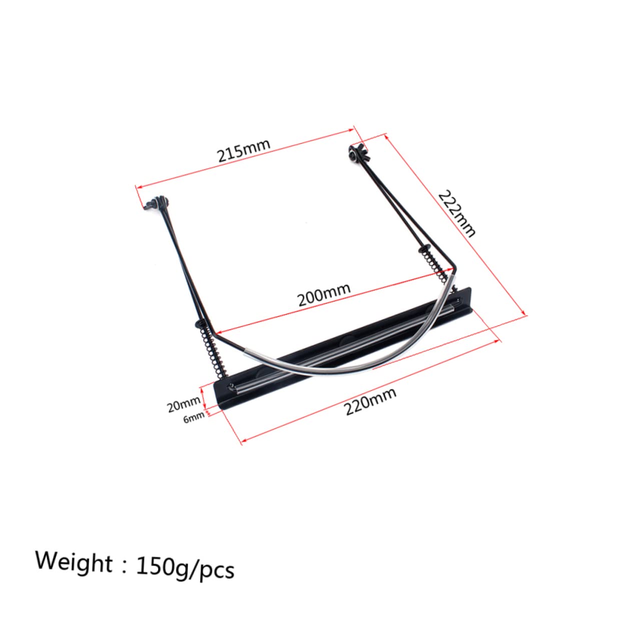 ifundom 24 Hole Harmonica Stand Metal Material Harmonica Rack for Gigging and Practice Harp Accessory for Party Favor