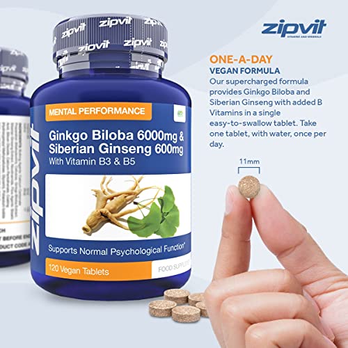 Ginkgo-Biloba-and-Siberian-Ginseng-Standardised-Ginkgo-6000mg-and-Ginseng-600mg-with-Vitamins-B3-and-B5-120-Vegan-Tablets-4-Months-Supply