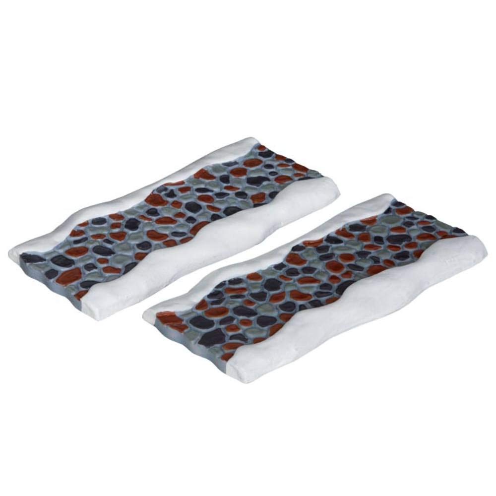 Lemax Christmas Village, Straight Stone Road 2pcs
