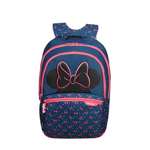Samsonite Disney Ultimate 2.0 Backpack Medium Mochila Infantil, 41 cm, 18.5 L, Azul (Minnie Neon)