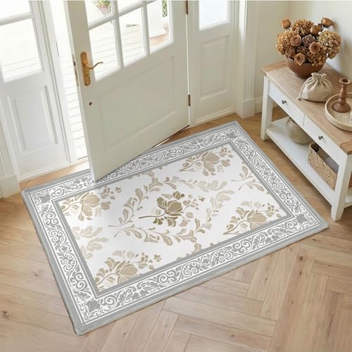 Tapete Decorativo SOULFUL 3x5 ft Medium Pile Boho Floral miniatura 3