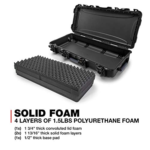 Nanuk 985 Waterproof Hard Case With Wheels And Foam Insert - Black , 36" #TOP4