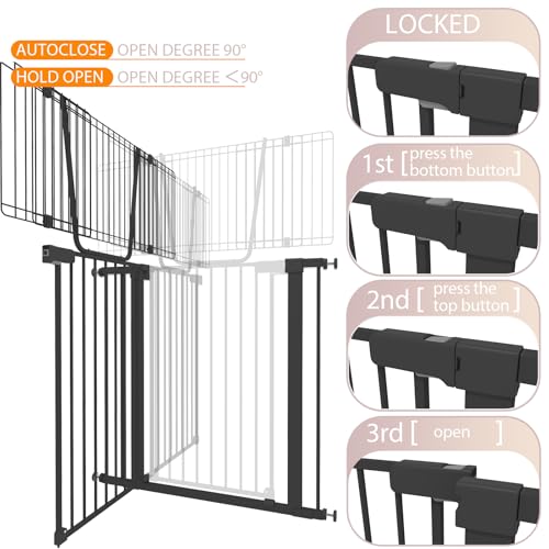 Extra-Tall-Cat-Gate-Extra-Wide-Pet-Gate-Pressure-Mounted-Walk-Through-Swing-Door-Auto-Close-for-Stairs-Doorways-Kitchen-White