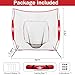 MONOJOY 7x7ft Baseball Net for Batting and Pitching, Portable Softball Hitting Net with Carry Bag, Durable Batting Net for Backyard, Practice & Training