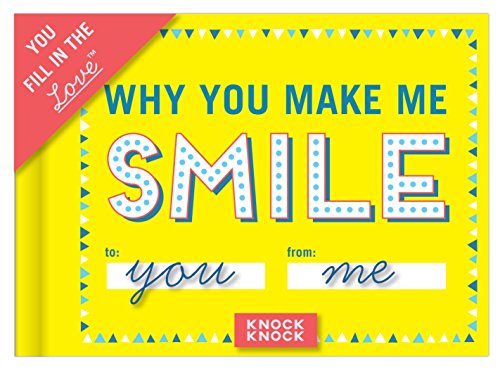 Image of Knock Knock Why You Make Me Smile Fill In The Love Journal (50251)