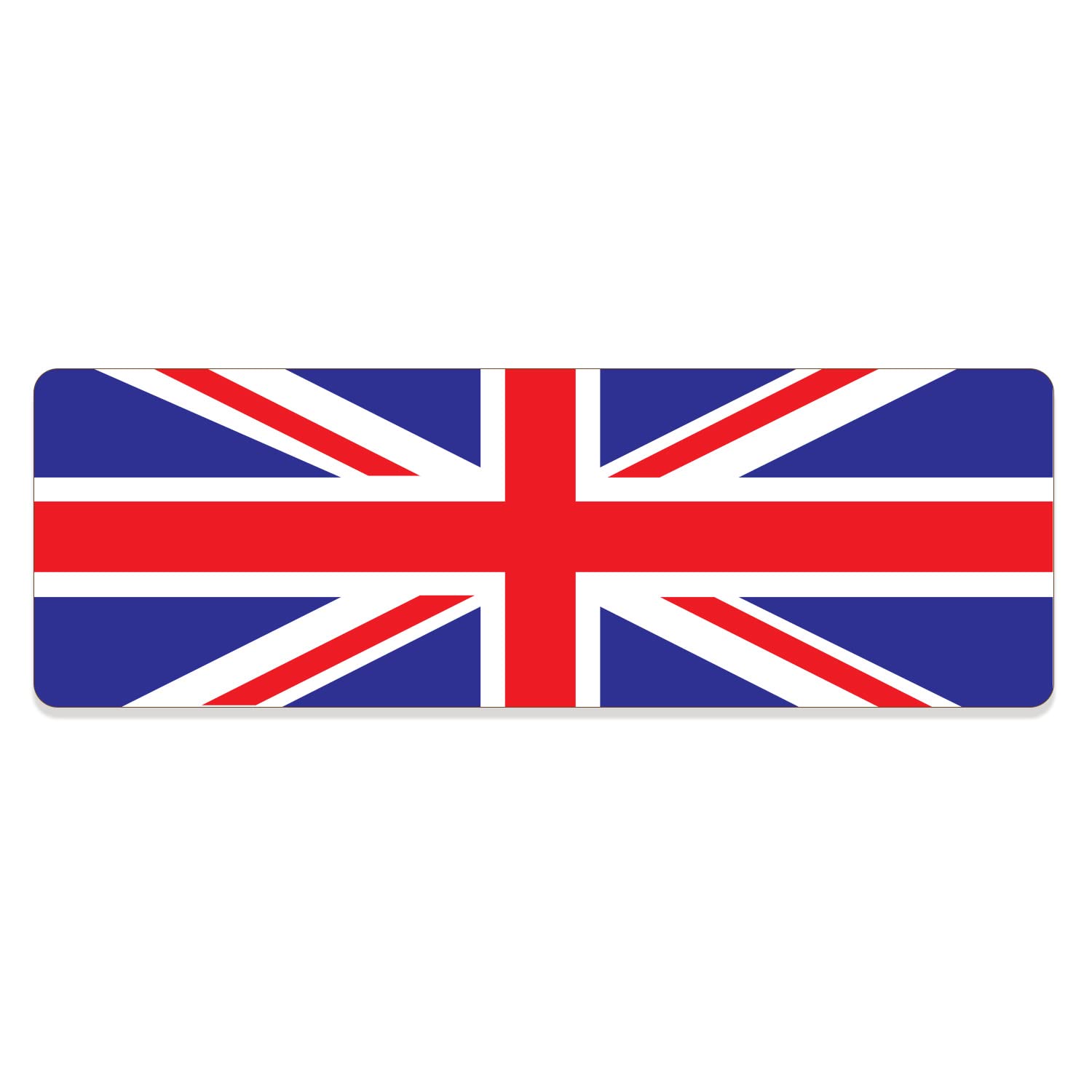 Union Jack British Garage Sticker Window Decal Sign Advert (Medium - 40cm x 12cm)