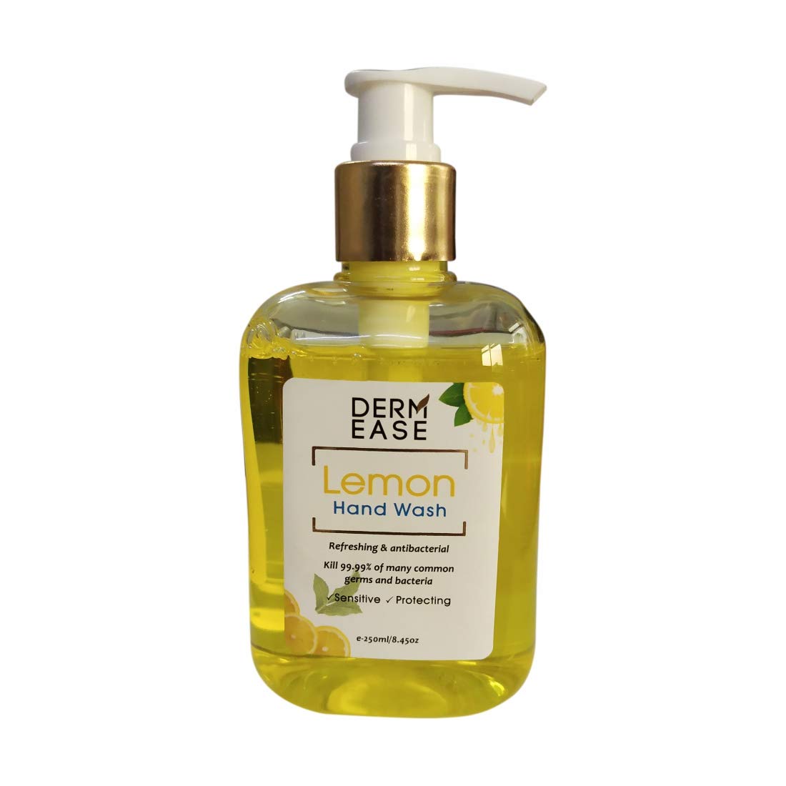 DERM EASEHand Wash Enriched with Aloevera (100% Paraben free) With Goodness of Lemon (250ML)
