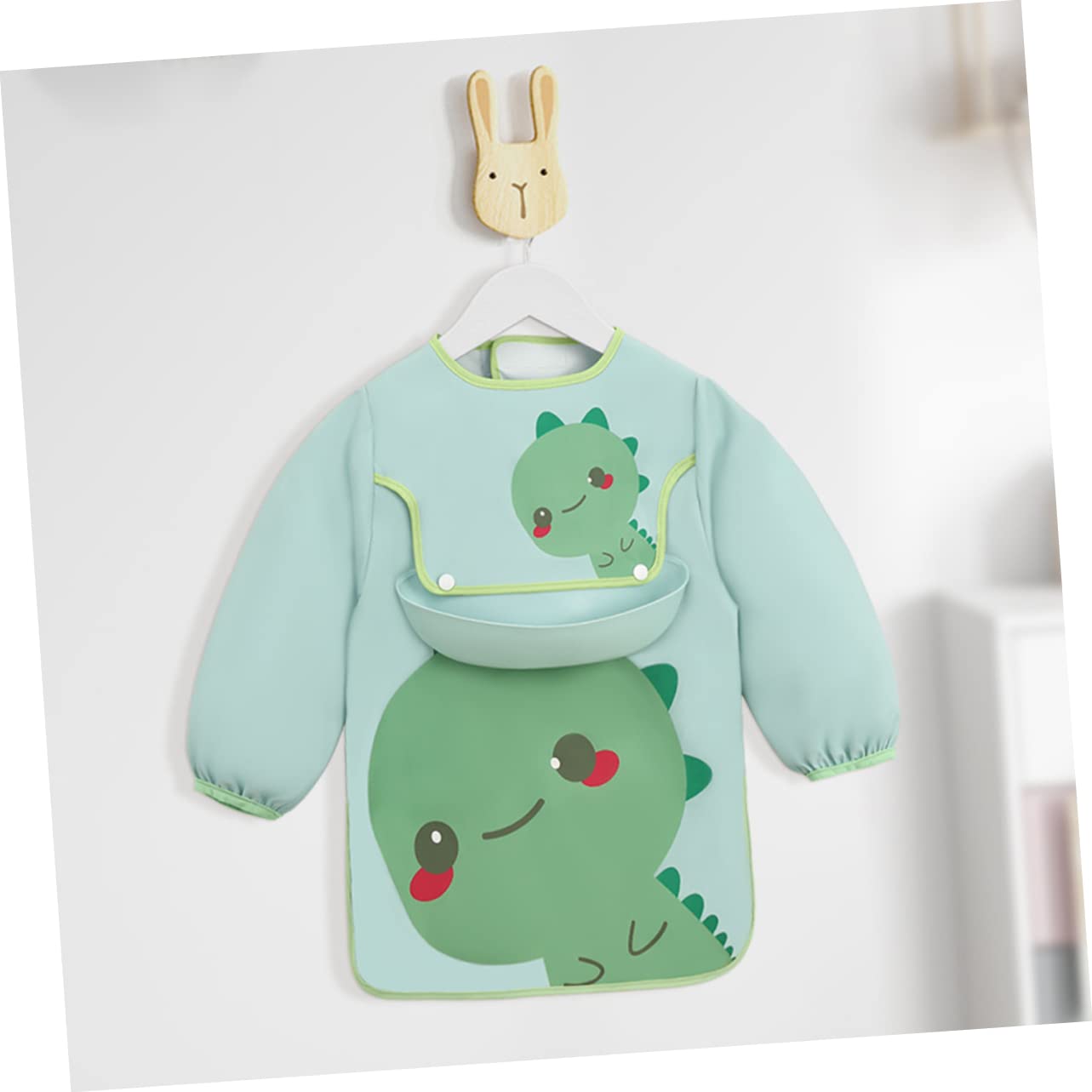 Abaodam 3pezzi Bavaglino Per Smock Con Maniche Lunghe Per e Attività Ricreative Design