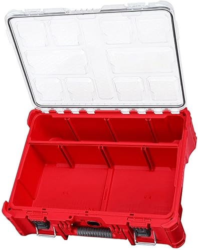 Miniatura 4 de 48-22-8432 se adapta a Milwaukee Packout Deep Organizer con capacidad de peso de 50 libras, protección con clasificación IP65, bisagra reforzada