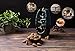 Feelin' Homey Ceramic Waterfall Backflow Incense Holder + Gift Sack with Natural Backflow Incense Cones | Perfect for Relaxation, Meditation, Yoga and as a Holiday Present