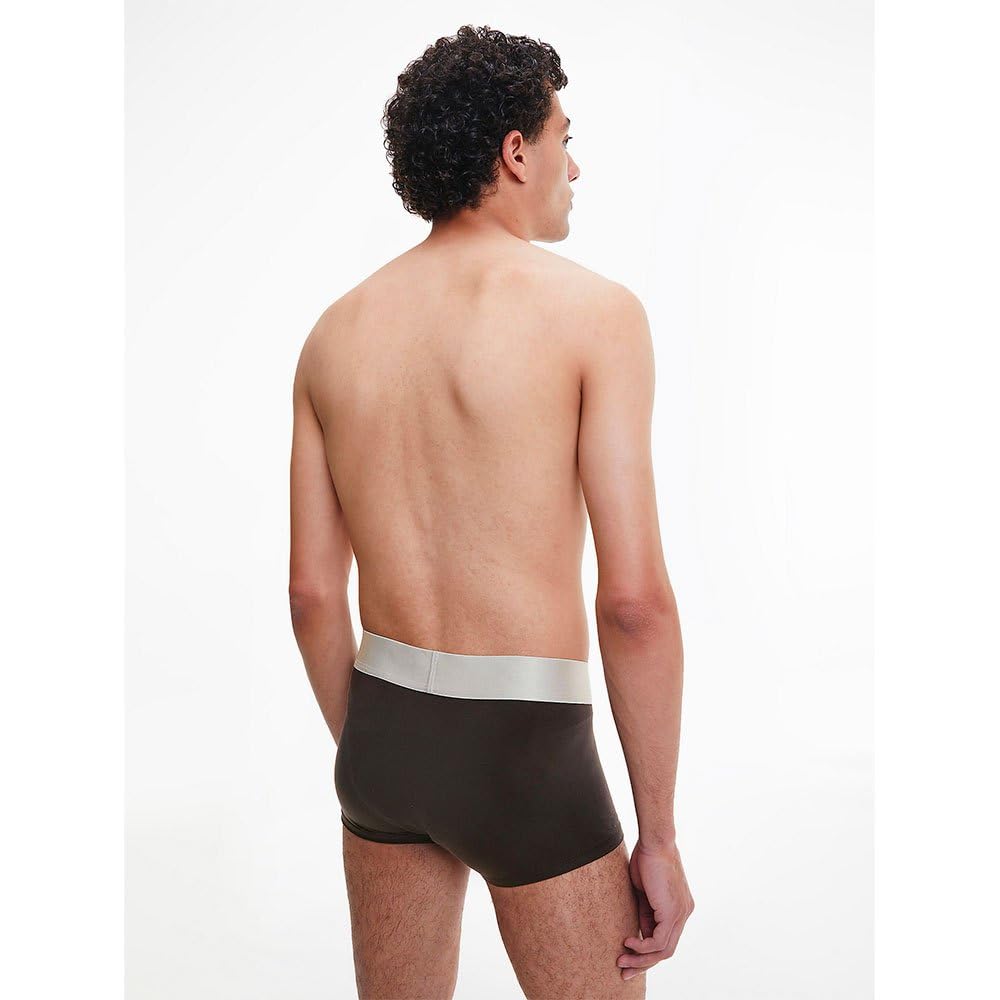 Calvin Klein Low Rise Trunk 3pk 000nb3074a Boxer de Tiro bajo Hombre (Pack de 3)