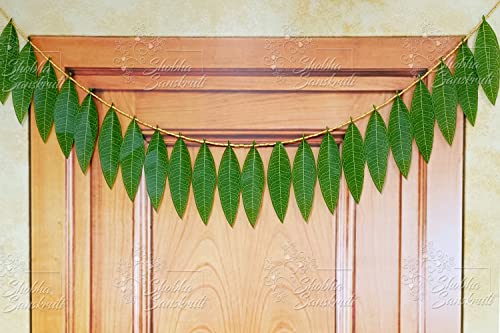 Artificial Mango Leaves Door Toran For Decoration For All Festiva...