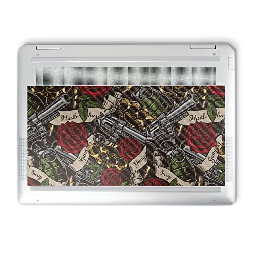 Image of MightySkins Carbon Fiber Skin Compatible with HP Spectre x360 14 inch (2022) Full Wrap Kit - Gangster Life | Protective, Durable Textured Carbon Fiber Finish | Easy to Apply | Made in The USA