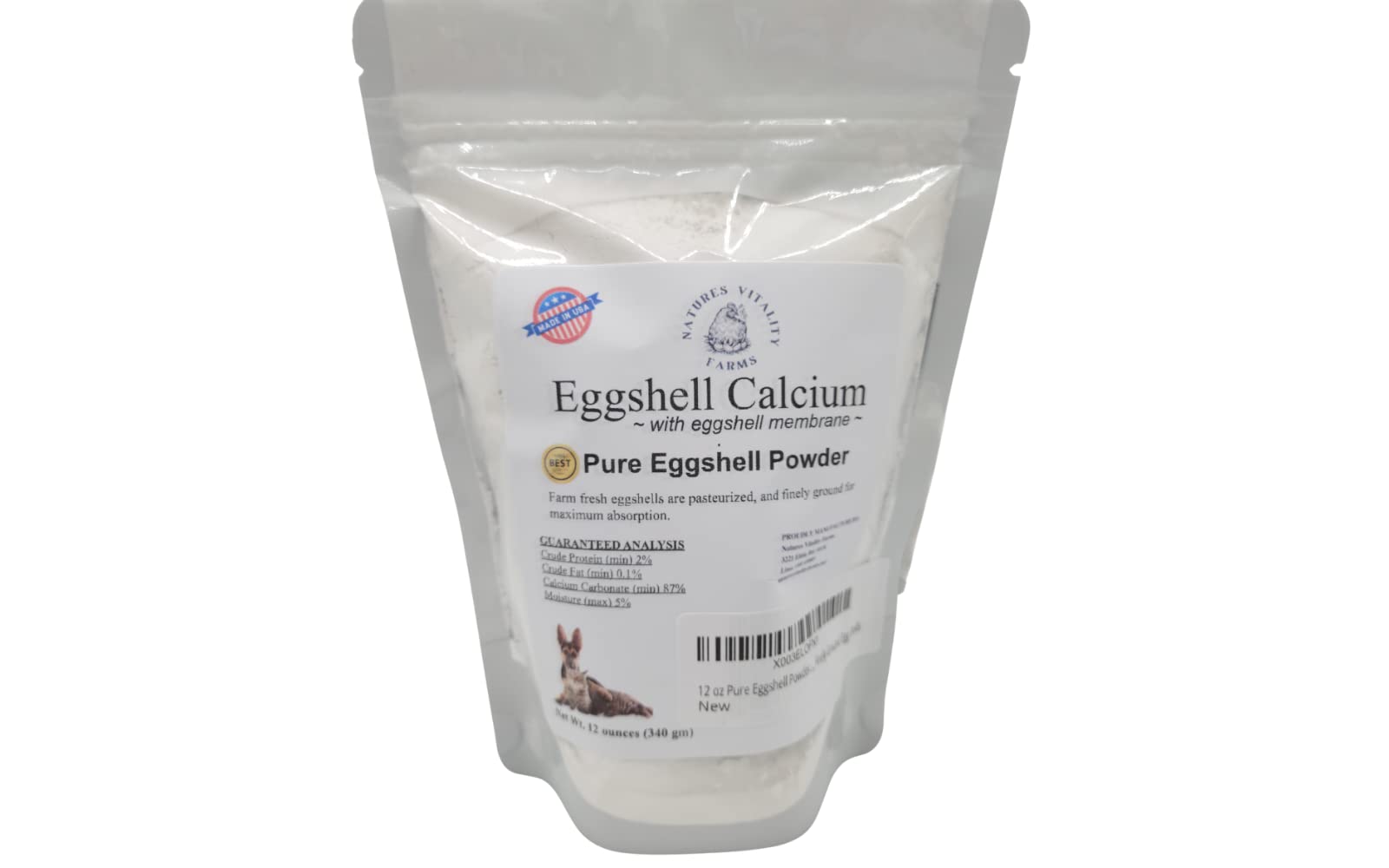 How Much Ground Eggshell Powder For Dogs