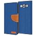 Produktbild Conie Samsung Galaxy S3 / S3 Neo Hülle für Galaxy S3 / S3 Neo Tasche, Textil Denim Jeans Look Booklet Cover Handytasche Klapphülle Etui mit Kartenfächer, Blau