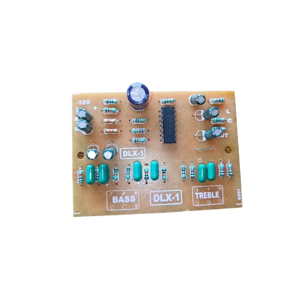 BME 12V Bass Treble Control Passive Equalizer Board with Single LM324 IC Electronic Components Electronic Hobby Kit (Pack of 1)-image-5