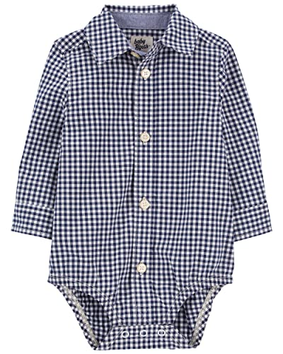 Image of OSHKOSH B'GOSH Baby Boys' Buttonfront Bodysuit
