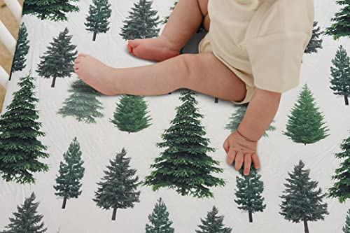 Image of Soft Fitted Crib Sheet, Stretchy and Breathable Toddler Crib Sheet for Boys and Girls, Fits Standard Crib and Toddler Mattress