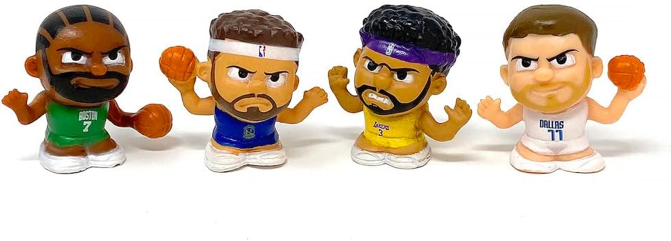 Teenymates Party Animal 2022 NBA Series 8 Basketball Figures Gift Set Party Bundle, Lot of 4 Mystery Packs
