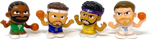Miniatura 3 de Teenymates Party Animal 2022 NBA Series 8 - Juego de regalo de figuras de baloncesto, paquete de fiesta, lote de 4 paquetes misteriosos