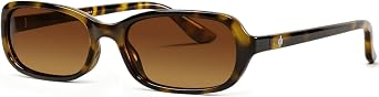 GUVIVI Rectangular Sunglasses for Women 90s Small Narrow Lightweight Shades | UV Protection Retro Cute Sun Glasses Slim Sleek Y2K Sunnies 2026 Trendy Vacation Travel Beach Outfits Must Haves