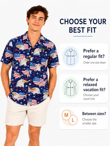 Image of Yoimira Hawaiian Shirts for Men, Print Mens Casual Short Sleeve Button Down Shirts Floral Aloha Beach Shirt