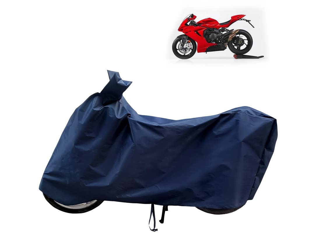 Horseyaart - Bike Cover Waterproof Compatible with MV Agusta F3 Bike Cover UV Protection - Dustproof - Waterproof (Navy Blue)