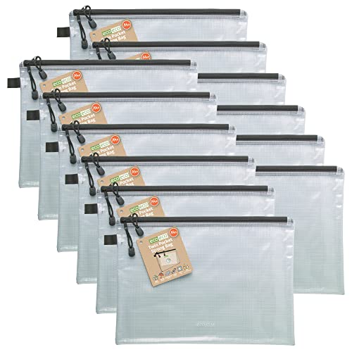 Bolsas de doble bolsillo eco-eco A4+ transparentes para evitar papeles rotos y perdidos