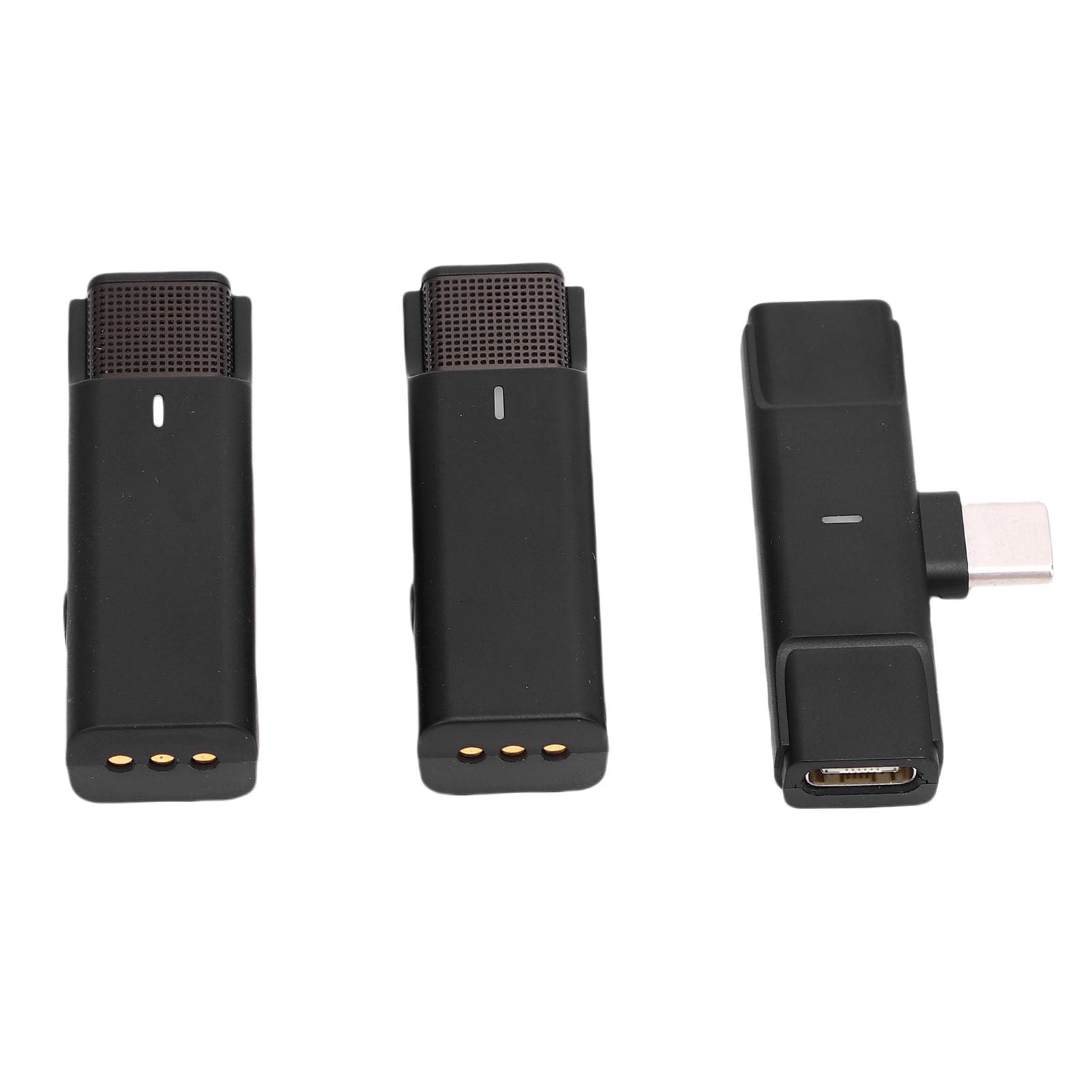 Microfono Lavalier Wireless Microfono da Bavero Omnidirezionale per Streaming Live Podcast Intervista Trasmissione del Segnale a 2,4 GHz per Vlogger, Podcaster, Creatori di Contenuti