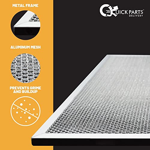 Quick Parts Delivery Vnf 503 Range Hood Filter 10.5 X 8.75 Filter With 3 Layers- Aluminum Range Hood Filter Compatible With Broan Nutone Range Hood - 8 3/4" X 10 1/2" X 3/8" (2 Pack) #TOP6