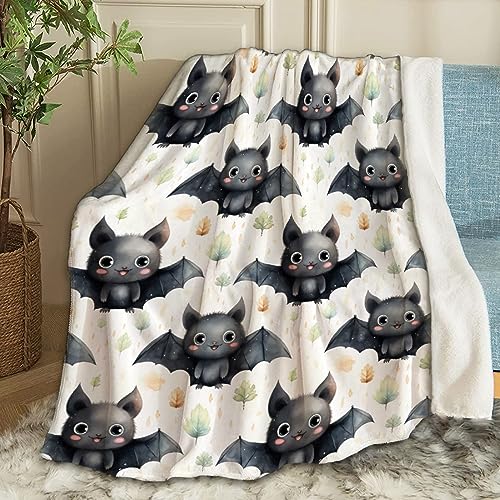 Image of Ottoy Halloween Bats Baby Blanket Gifts Cozy Soft Swaddle Blanket Boys, Girls, Infant, Newborn Receiving Blankets Christmas Birthday Gifts 40"x30" (Toddler) for Pets