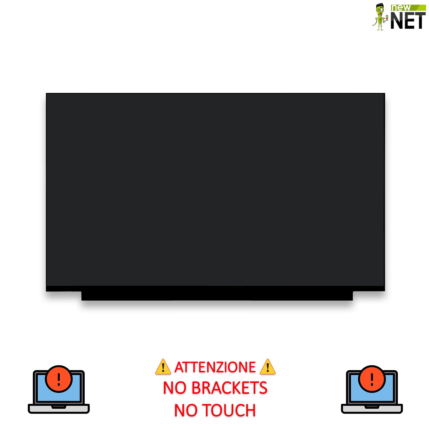 new net - Pannello Schermo Display LCD IPS Compatibile con Notebook LP156WFC (SP)(D7) SPD7, LP156WFC(SP)(D8) SPD8, LP156WFC(SP)(DZ) SPDZ [15.6 Pollici - FHD 1920x1080-30 Pin - 60Hz