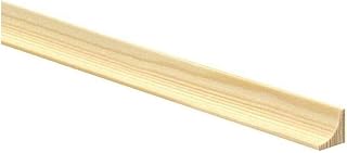 1M / 39.37Scotia Pine Decorative Trim Moulding 20x20mm Beading Wooden Timber Edging TMW Profiles Wars (20x20mm)