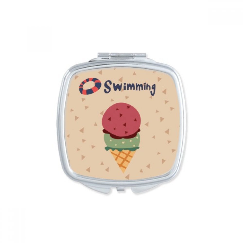 Miroir compact portable mignon cadeau idéal pour anniversaire et fête des mères