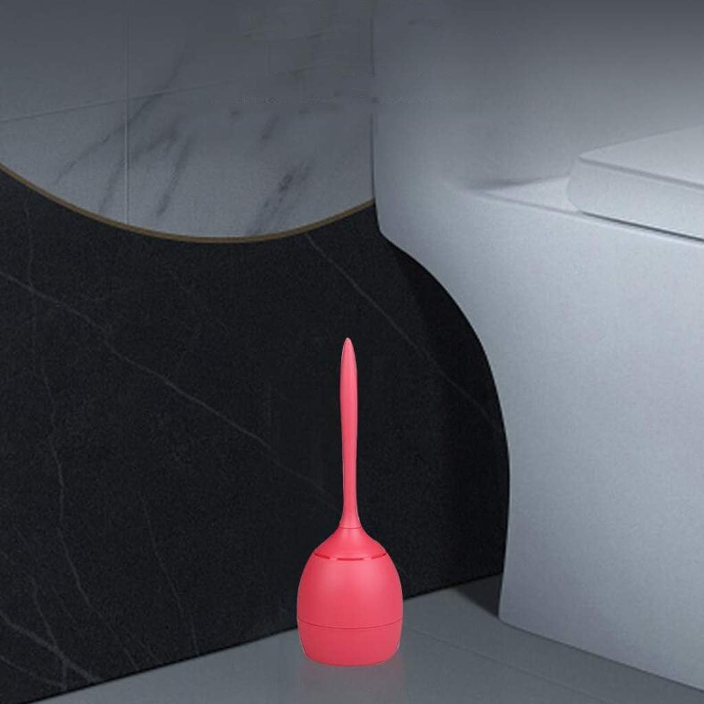 Lila WC-Bürsten-Set, langer Griff, WC-Schüsselreiniger mit Halter, PE-Badezimmer-Reinigungsbürste für mühelose Toilettenpflege und Hygiene