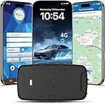 TKMARS 4G GPS Tracker Auto GPS Tracker Ohne ABO mit Kostenloser App, 20.000 Mah, bis Zu 240 Tage Akkulaufzeit