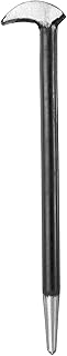 Generic Rolling Head Pry Bar 6" Length 0.3" Rod Dia Carbon Steel Lady-foot Leverage Bar Heel Line Up Pry Bars for Automotive Mechanics Aligning & Prying