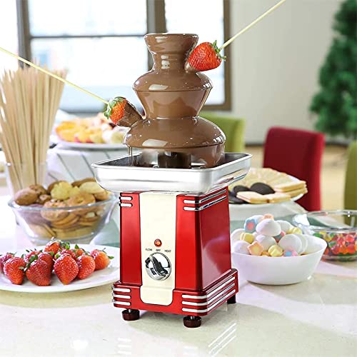 Fuente de chocolate eléctrica con 3 pisos en acero inoxidable miniatura 6