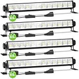 4 Pack LED Shop Lights, 40W 5400LM Plug in Garage Lights with 6.6FT Long Power Cord and On/Off Switch, 6000K Daylight White Work Light for Garage, Workshop, Warehouse