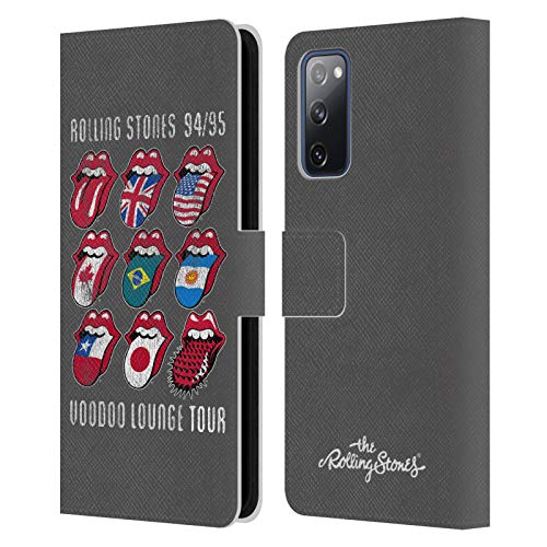 Funda tipo libro Samsung Galaxy S20 FE de The Rolling Stones con tarjetero y cierre magnético
