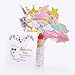 Konsait Unicornio DIY Photo Booth Props Cumpleaños cabina de fotos accesorios Photocall...