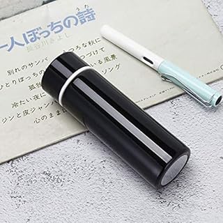 150ml Mini Cute Coffee Vacuum Flasks Thermos Small Capacity Portable Stainless Steel Travel Drink Water Bottle Thermoses (black)