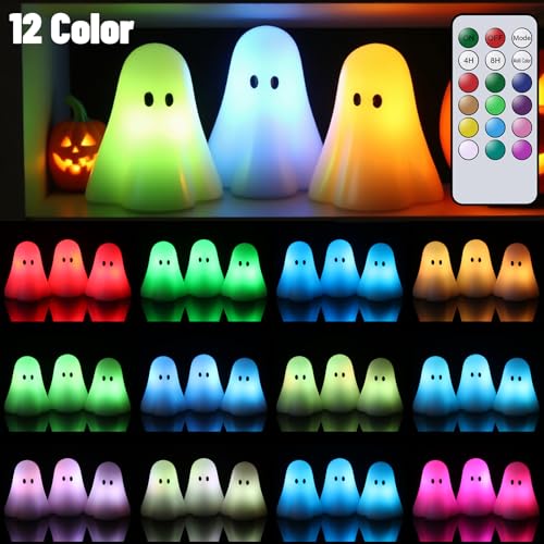 Bougies fantômes d'Halloween à piles pour décorer sans risque d'incendie - 3