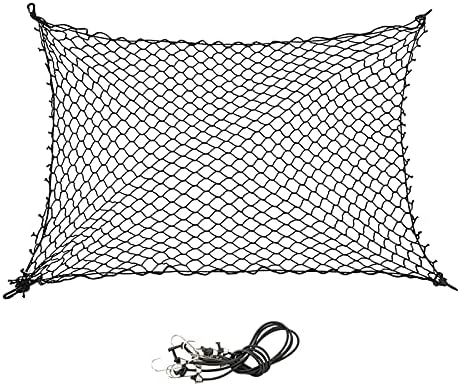 DELITLS Dog Car Net Barrier, Adjustable Car Isolation Barrier Trunk Network for Pet Protection, Universal for Cars,Car Divider for Driving Safely with Children & Pets
