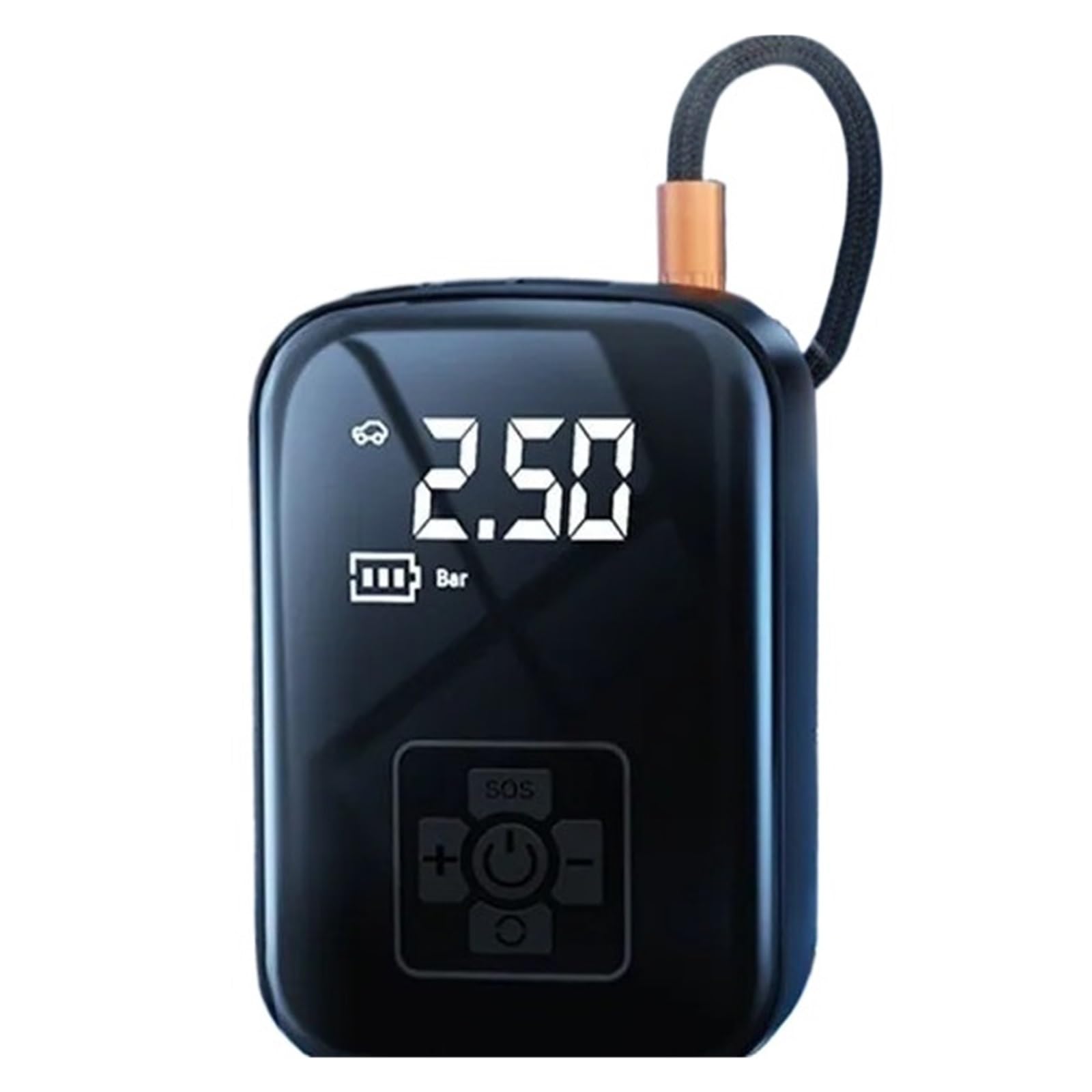 Samochodowa Sprężarka Powietrza Samochodowa Cyfrowa Pompka Do Pompowania Opon Lampa LED Pompa Kompresji Opon Kompresor Do Akcesoriów Samochodowych Rapid Inflator