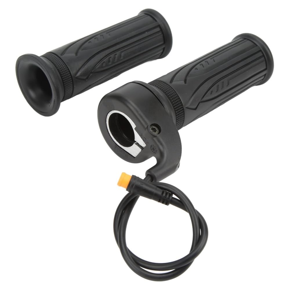 poignée Caoutchouc Lot De 2 Poignées D'accélérateur pour Vélo Électrique, 20 X 3 Broches, Antidérapantes, en ABS, pour Guidon 22, Mm