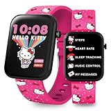 KIDS EUROSWAN SL Hello Kitty - Orologio interattivo da ragazza con cinturino stampato