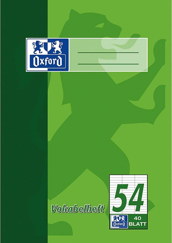 5x MPD Vokabelheft 3 Spalten A5, Lineatur 54, Oxford